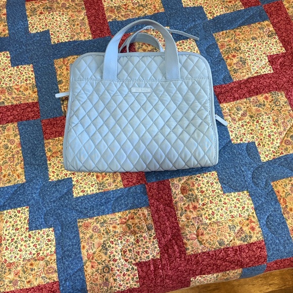 Vera Bradley Sky Blue Hanging Cosmetic Bag - Picture 12 of 12